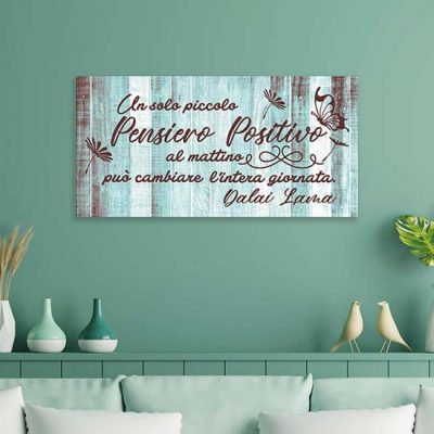 Quadro shabby Dalai Lama stampa su tela