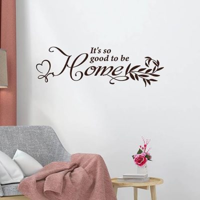 Scritta adesiva per muro