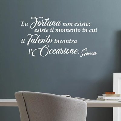 Frase adesiva da muro di Seneca stickers murali