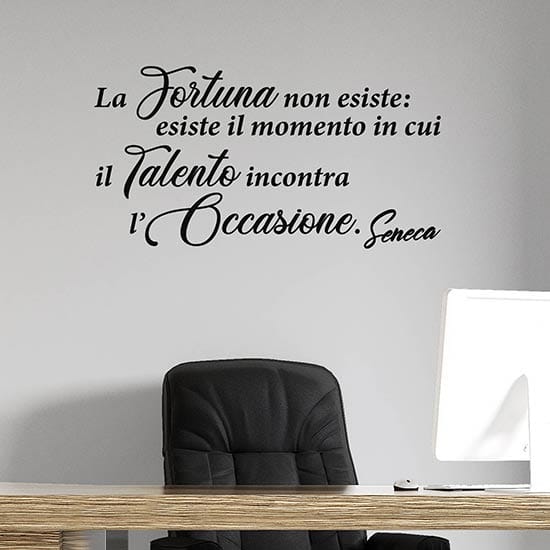 Frase adesiva da muro di Seneca