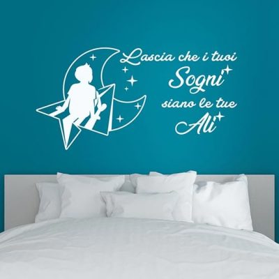 Frase motivazionale adesiva da muro adesivi murali