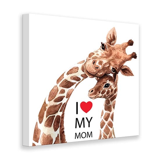 Quadro su tela regalo per la mamma