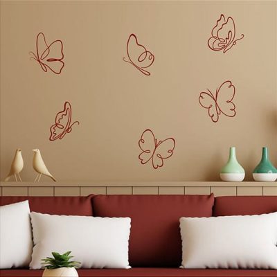 Adesivi per muro farfalle adesive