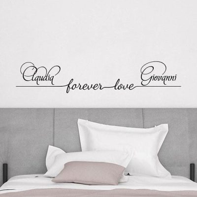 Adesivi personalizzati per testata letto decorazioni adesive
