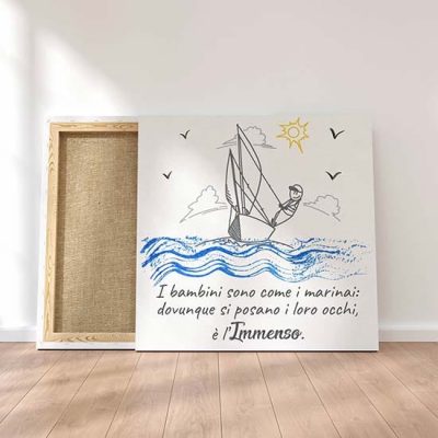 Quadretti con scritte per bambini