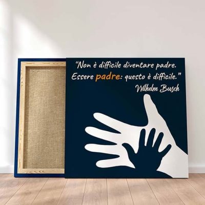 Quadretti con scritte regalo per il papà