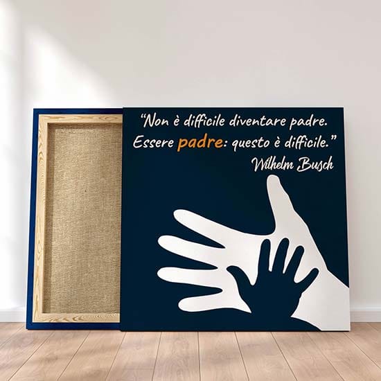 Quadretti con scritte regalo per il papà