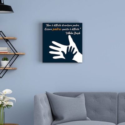 Quadretti con scritte regalo per la festa del papà