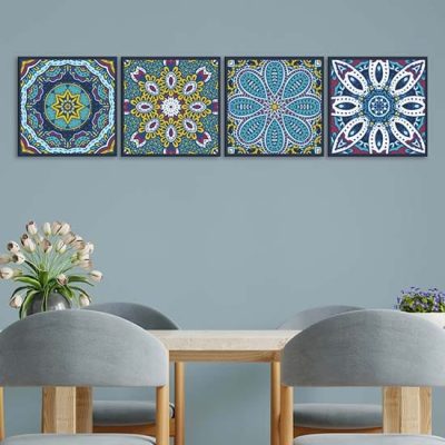 Quadri astratti geometrici stampe su tela