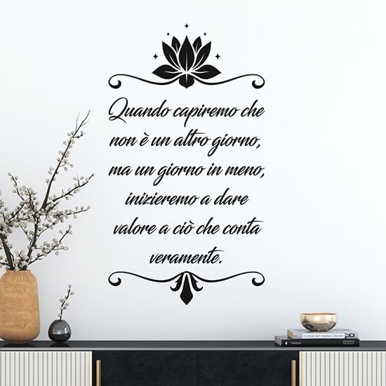 Scritte adesive per muri