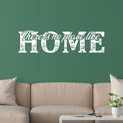 Stickers murali home per la famiglia frase adesiva