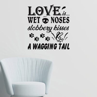 Adesivi murali amare i cani