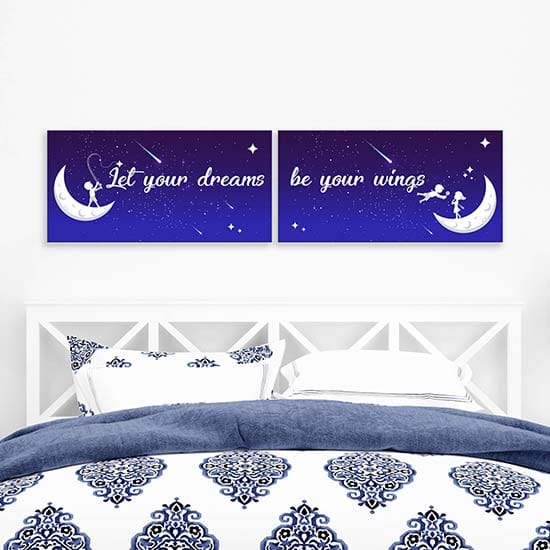 Quadri su tela capezzali moderni