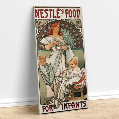 Quadro famoso su tela di Mucha