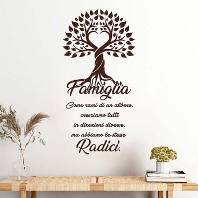 Adesivi da parete albero della famiglia