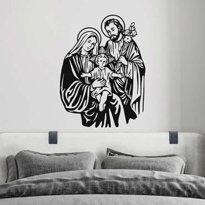 Adesivi murali sacra famiglia