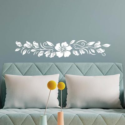 Decorazione adesiva floreale da parete adesivi murali