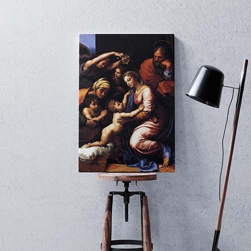 Quadro Sacra Famiglia di Raffaello