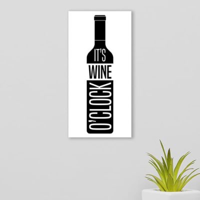 Quadro moderno wine su tela decorazione murale