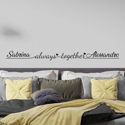 Stickers personalizzati per camera da letto