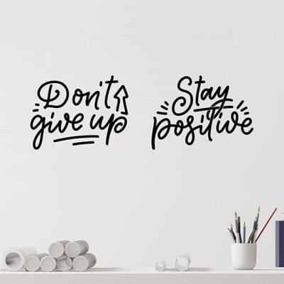 Frasi motivazionali adesive da muro