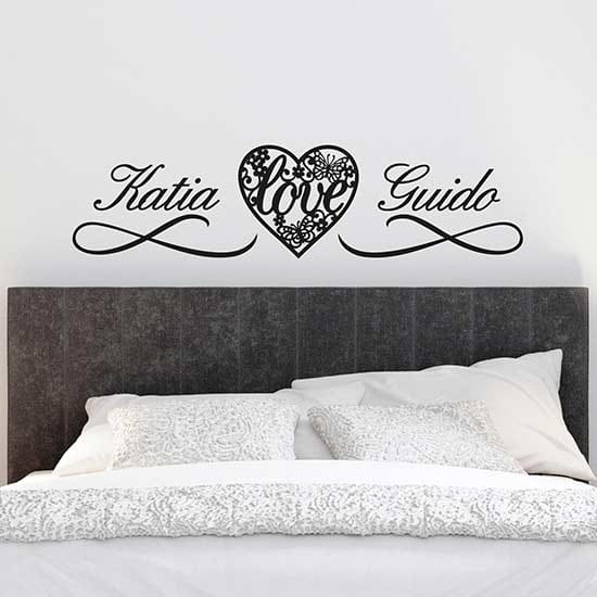 Wall stickers personalizzati con nomi adesivi murali