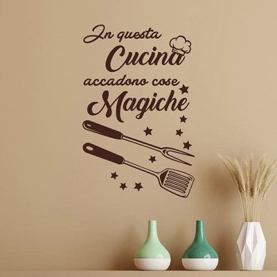 Adesivi da parete con scritte per cucina