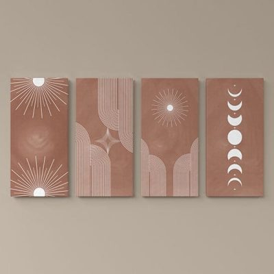 Quadri su tela paesaggi astratti