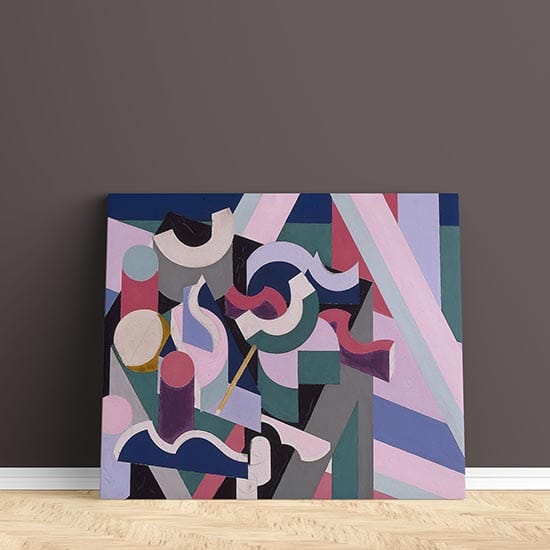 Quadro su tela riproduzione di Bruce natura morta 1924