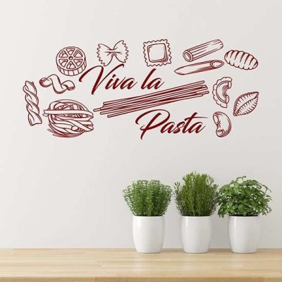 Adesivi murali la pasta in cucina