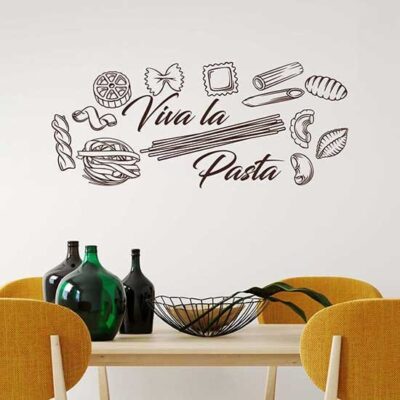 Adesivi da parete la pasta in cucina per decorare