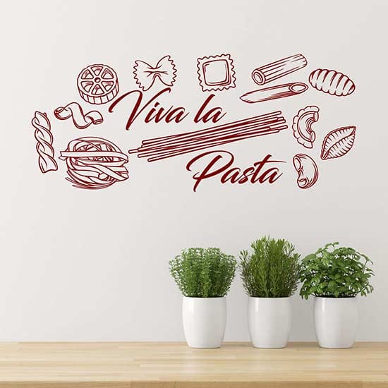 Adesivi murali la pasta in cucina