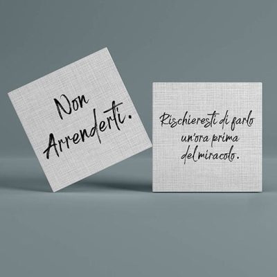 Quadri moderni con scritte motivazionali