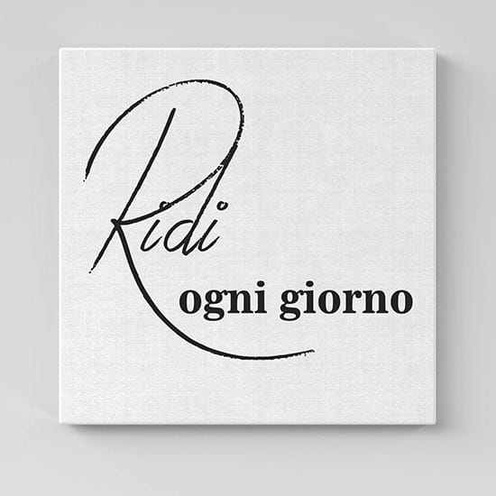 Quadri moderni frasi su tela da appendere