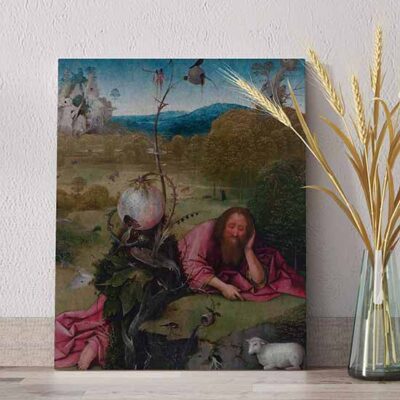 Quadro San Giovanni Battista in meditazione su tela