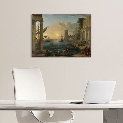Quadro di Claude Lorrain su tela stampa da appendere