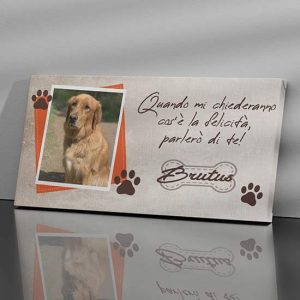 Quadro personalizzato con foto del tuo cane