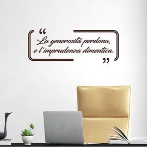 Scritta adesiva da parete per arredare l'ufficio