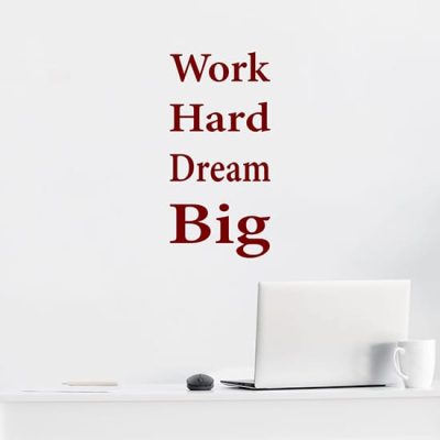 Scritte adesive motivazionali per ufficio