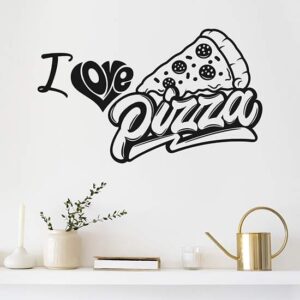 Stickers murali love pizza