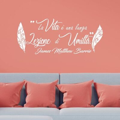 Adesivi da parete con scritta decorativa stickers murali