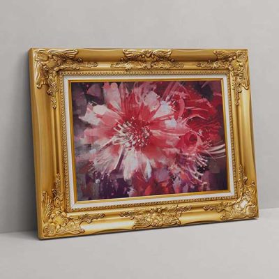 Quadro astratto stampato su tela