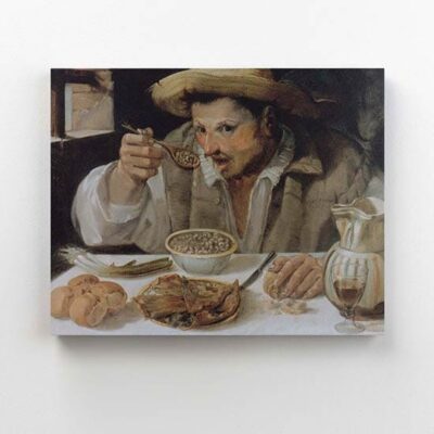 Quadro famoso il Mangiafagioli di Carracci