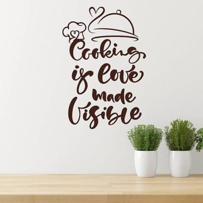 Scritte adesive da parete per cucina