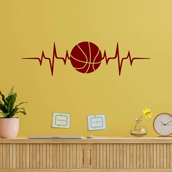 Adesivi da parete basketball stickers