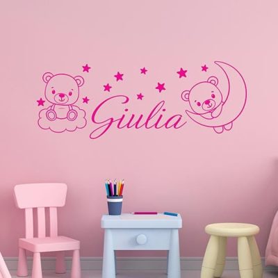 Adesivi murali personalizzati per bambini