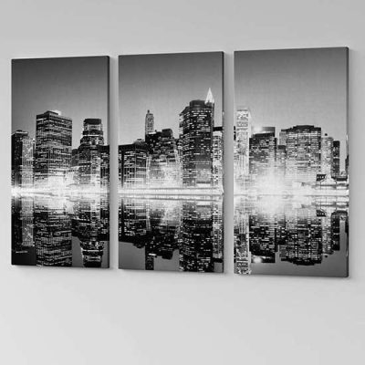 Quadri moderni con paesaggio città