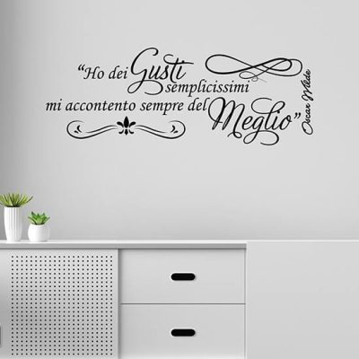 Frase adesiva da muro di Oscar Wilde