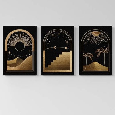 Quadri moderni composizione su tela