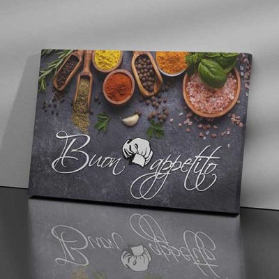 Quadro cucina buon appetito per arredare